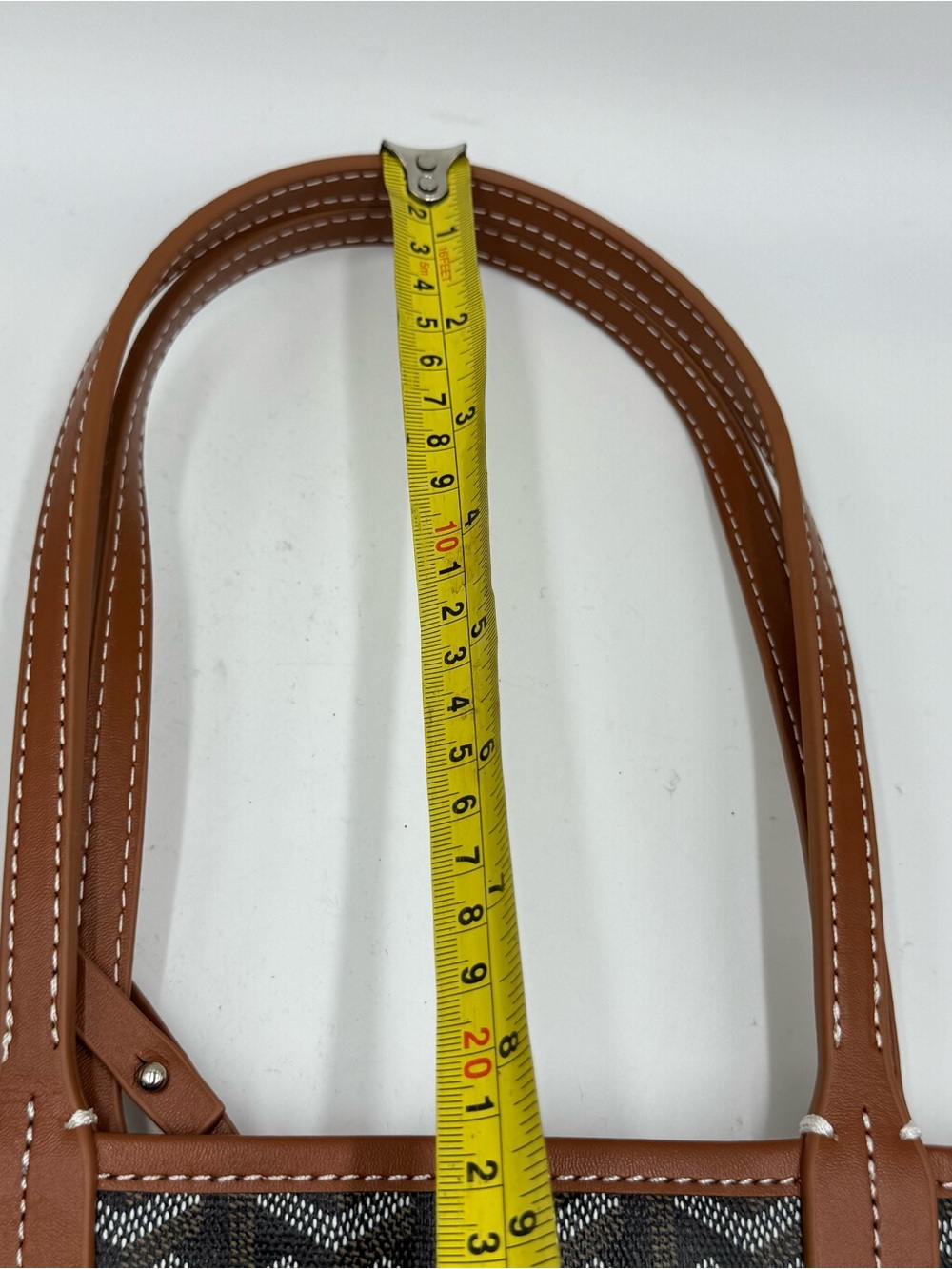 Source Unknown Brown and Black Patterned Tote - Picture 9 of 9